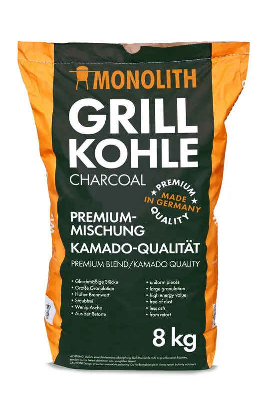 Monolith Grillkohle 8kg Neu