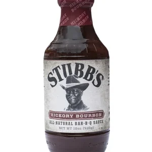 Rabatt STUBB‘S BBQ-Sauce Hickory Bourbon 450 ml