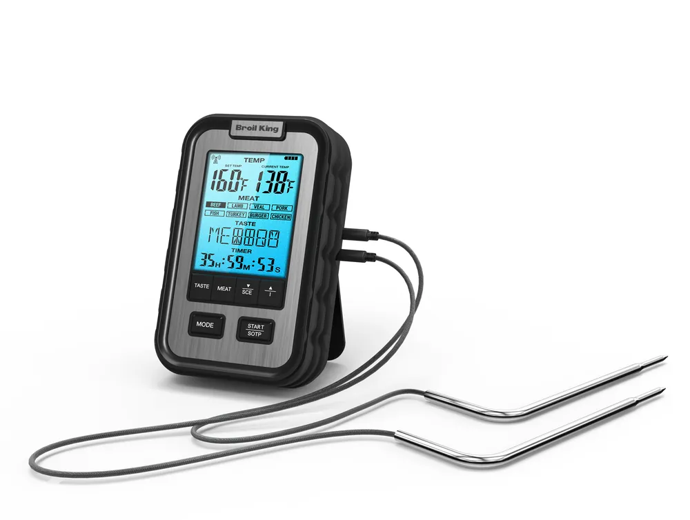 BROIL KING Seitenablagen Thermometer inkl. 2 Fühler Neue Ware
