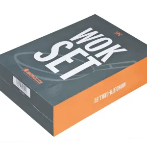 Neue Ware MONOLITH Wok Set 5-teilig, mit Stahl-Wok