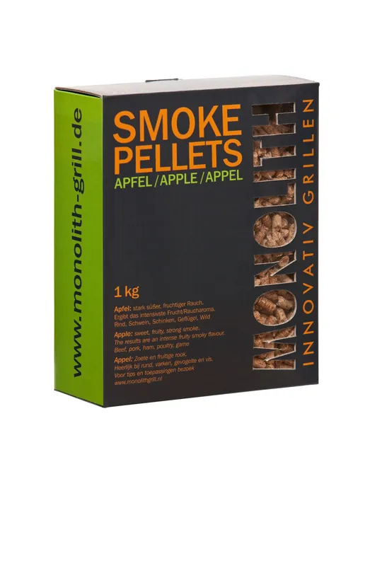 Schneller Versand MONOLITH Smoke Pellets Apfel / Apple, 1 kg