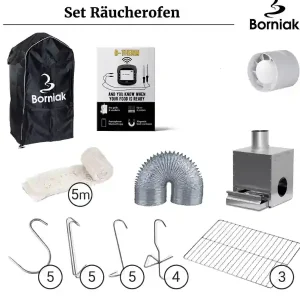 Top-Seller BORNIAK Erweiterung für BBDS-150 Räucherofen Set