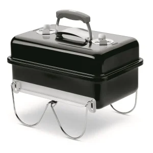 Neu Im Sortiment WEBER Go-Anywhere Holzkohlegrill schwarz, 42cm x 26cm