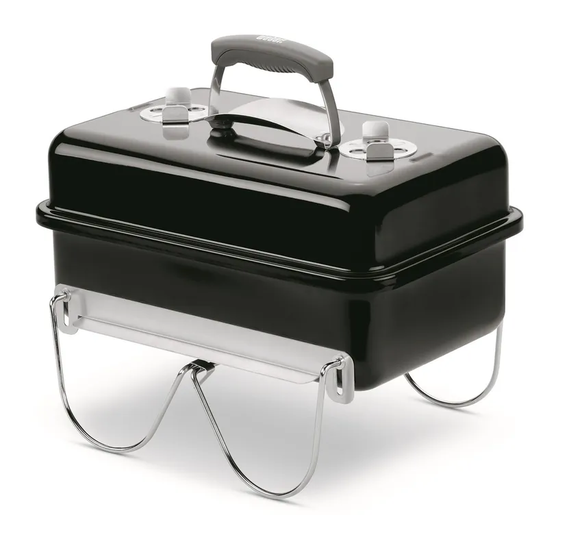 Neu Im Sortiment WEBER Go-Anywhere Holzkohlegrill schwarz, 42cm x 26cm