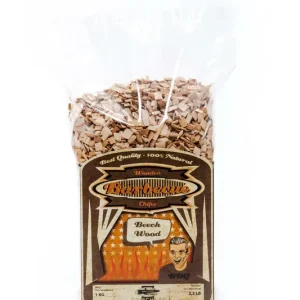 AXTSCHLAG Wood Smoking Chips Beech, 1kg Solange Der Vorrat Reicht