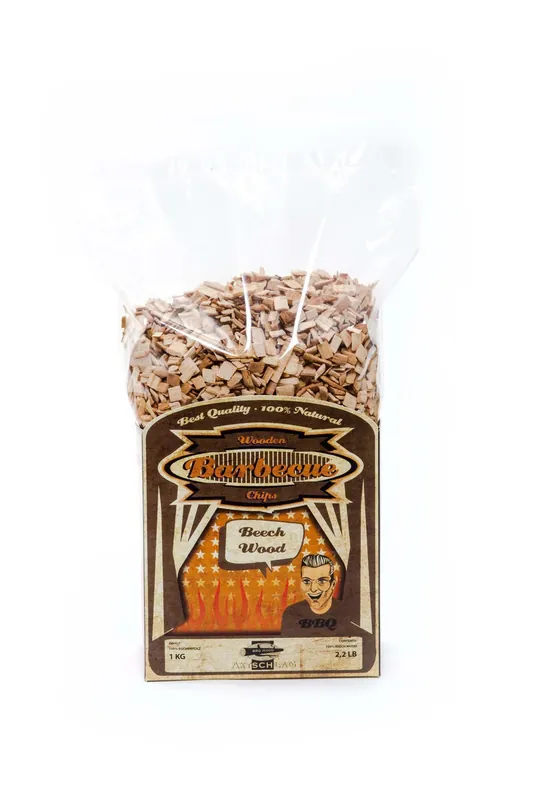AXTSCHLAG Wood Smoking Chips Beech, 1kg Solange Der Vorrat Reicht