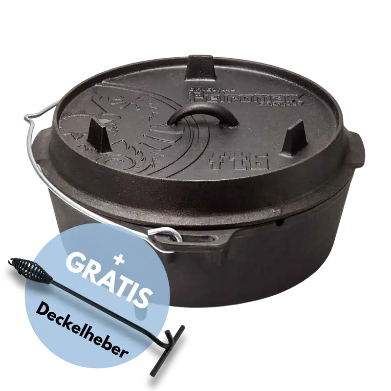 Bestpreis Petromax Feuertopf Dutch Oven ft6 mit Füße