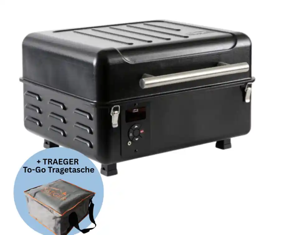 TRAEGER Ranger schwarz, inkl. Gussplatte und Tragetasche Highlight