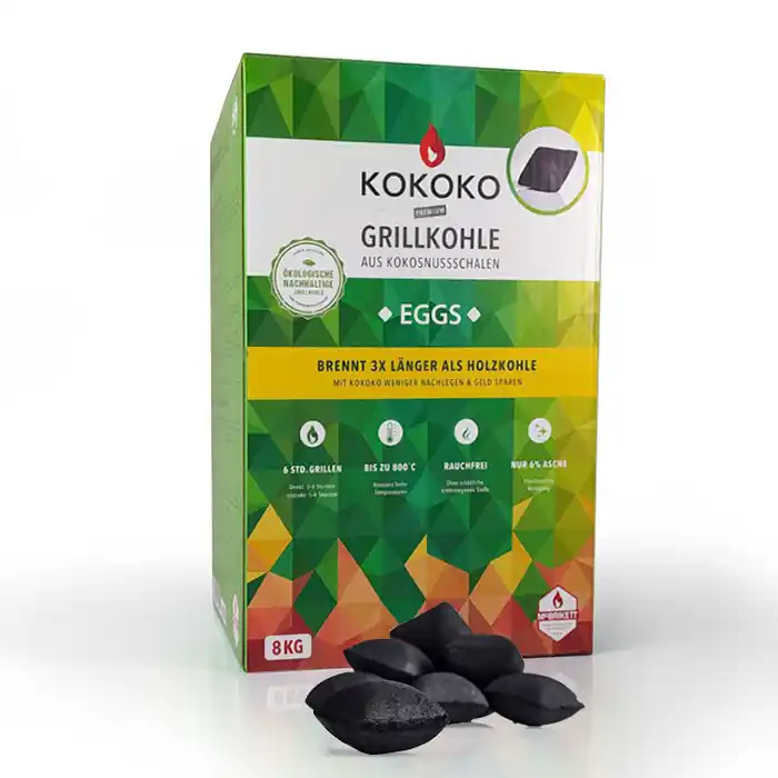 Mc Briketts Kokoko Eier Grillbriketts 8kg Nur Heute