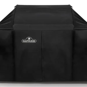 Must-Have NAPOLEON Abdeckhaube Rogue SE 625 mit aufgeklappten Seitenablagen
