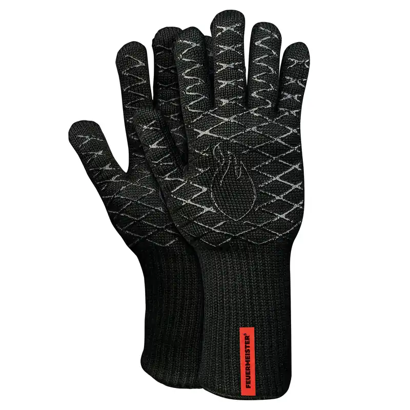 Super-Preis FEUERMEISTER Grillhandschuhe Gr. 8, schwarz mit Kevlar