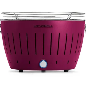 Preisreduziert LOTUSGRILL Tischgrill pflaumenlila, Ø 34cm, inkl. Tasche