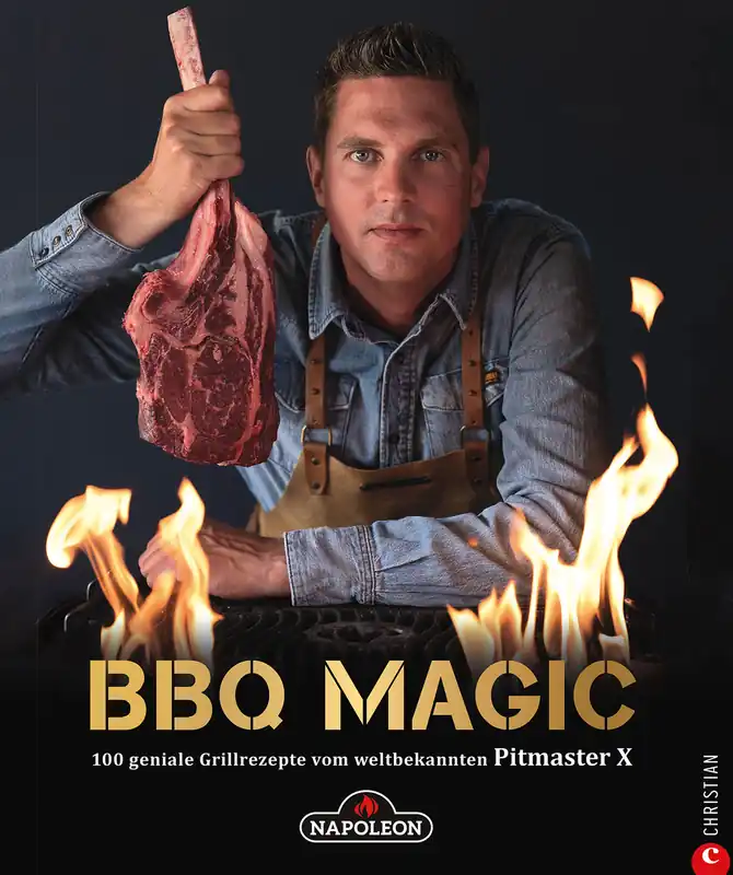 NAPOLEON Grillbuch BBQ Magic mit Pitmaster X Saisonangebot