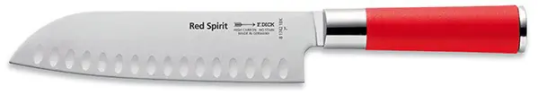 DICK Red Spirit Messer Santoku 18cm, rot, Kullenschliff Rabatt