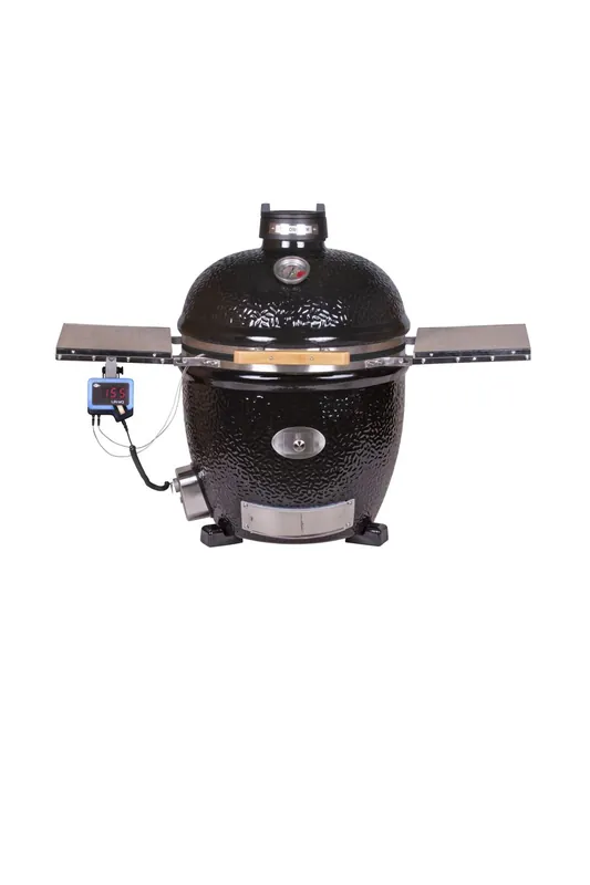 MONOLITH Classic BBQ Guru Pro-Serie 2.0 schwarz, ohne Gestell u. Seitentische TWO.55 Smart-Flow Versand Am Gleichen Tag