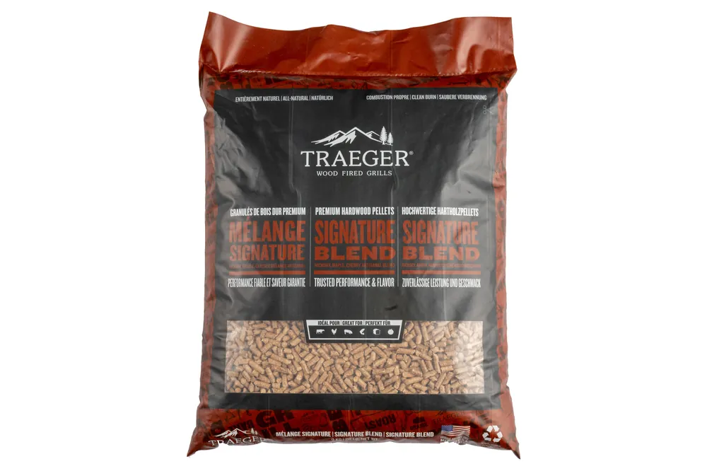 TRAGER Hartholz Pellets Signature Blend, 9kg Beutel, FSC Highlight