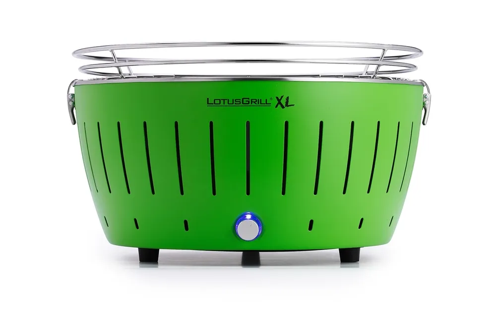 LOTUSGRILL Tischgrill XL limettengrün, Ø 43cm, inkl. Tasche Neue Kollektion