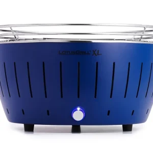 Neue Ware LOTUSGRILL Tischgrill XL tiefblau, Ø 43cm, inkl. Tasche