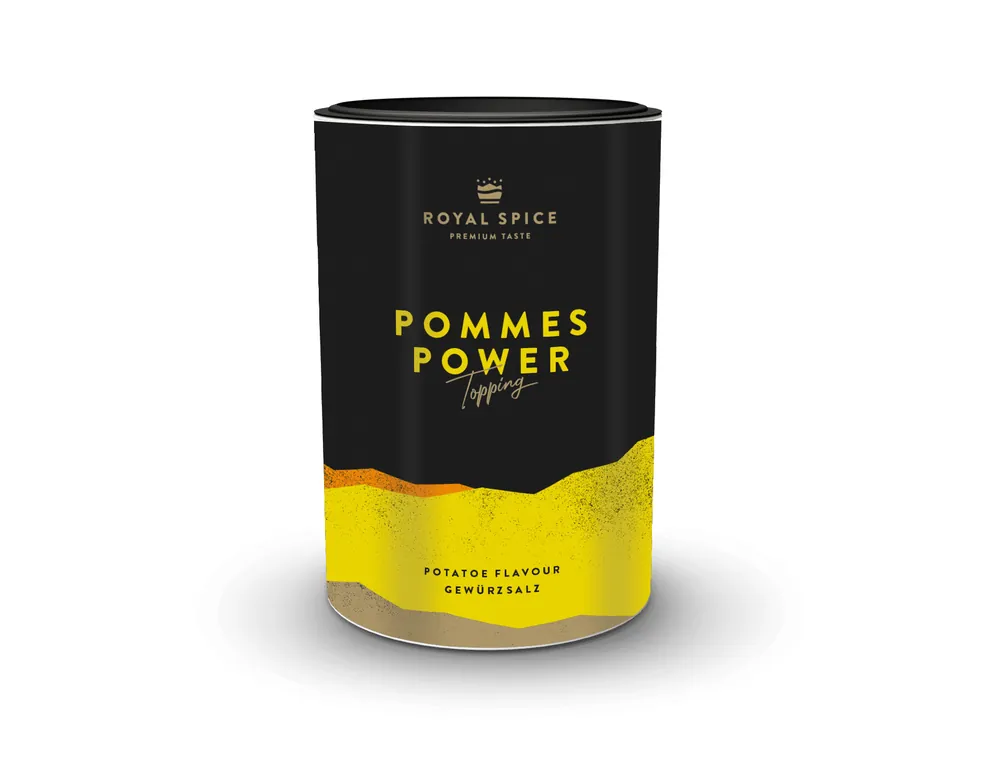 Finale Aktion ROYAL SPICE Pommes Power Gewürz 160 gramm Dose