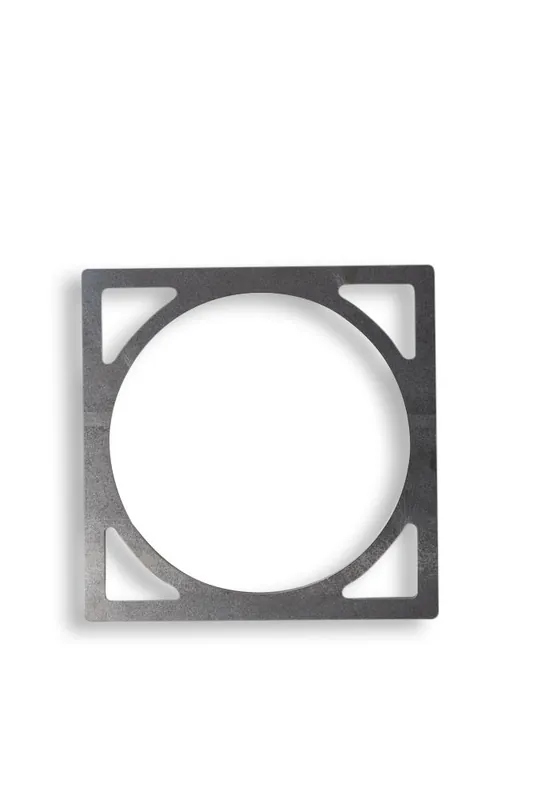 Abverkauf FLARE Wokeinsatz stahl, 29cm x 29cm x 0,8cm