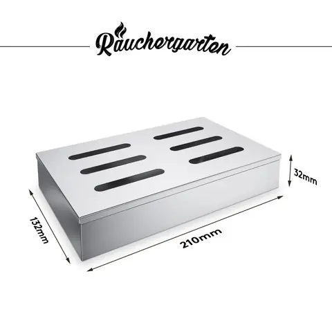 Räuchergarten Räucherbox Edelstahl Knallerangebot