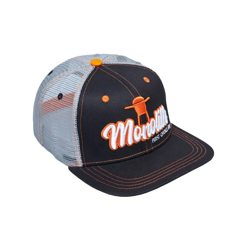 MONOLITH Cap schwarz, Truckercap, verstellbar Zertifiziert