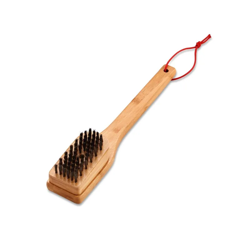WEBER Grillbürste mit Bambus-Holzgriff, 30cm Sichere Zahlung