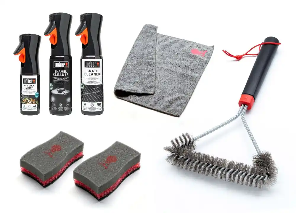 WEBER Reinigungs-Set für Holzkohlegrills Schneller Versand