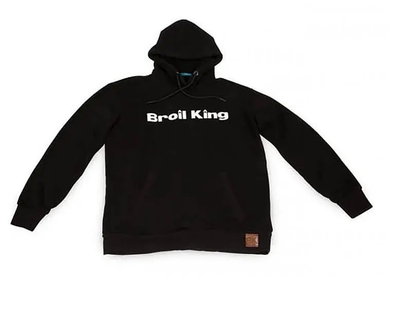 BROIL KING HOODIE schwarz Größe M Preis Gesenkt