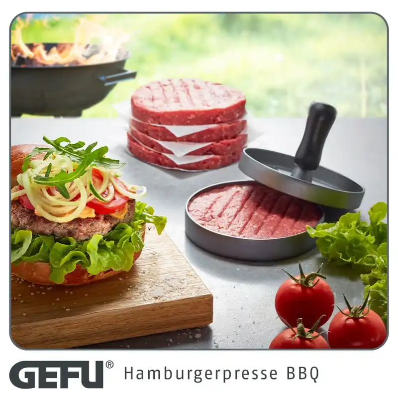 Heißes Angebot GEFU Burgerpresse Aluminium, Ø 11,8 cm