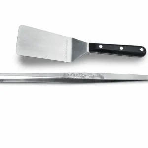 Nur Heute OUTDOORCHEF Plancha Tool-Kit edelstahl, Spatel und Pinzette