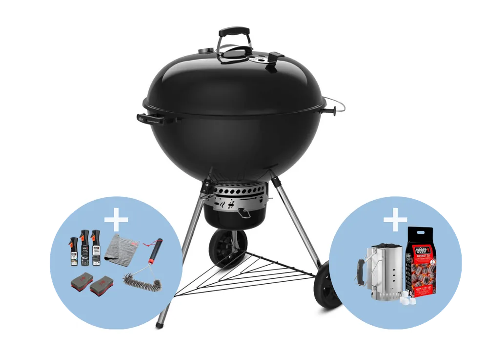 Sonderangebot Master-Touch E-6755 Weber CRAFTED Holzkohlegrill Ø 67 cm schwarz Ausstellungsstück