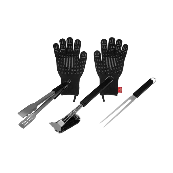 Günstig OTTO WILDE Basic Set besteht aus Handschuhe, Bürste, Zange und Gabel