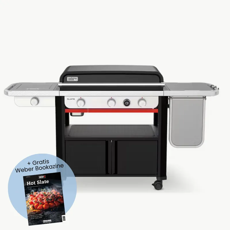 Geprüft WEBER Griddle GPSB76 Gasgrill Planchagrill Slate