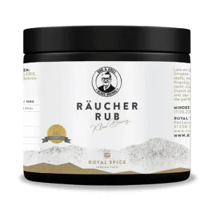 Neuheit ROYAL SPICE Räucher Rub by Klaus Breinig 350 Gramm Dose