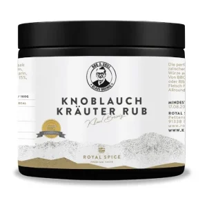 Expressversand ROYAL SPICE Knoblauch Kräuter Rub by Klaus Breinig 300 Gramm Dose
