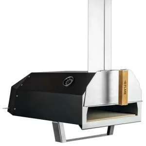 Neu Im Sortiment FLARE Back- & Pizzaofen mit Cordierit Pizzastein und Eichenholz-Griff