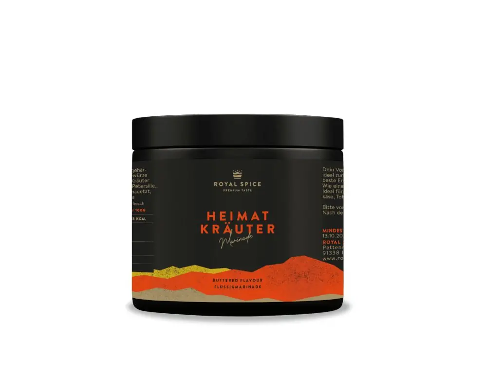 ROYAL SPICE Heimatkräuter Marinade 500 Gramm Dose Online Kaufen