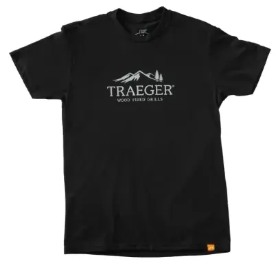 Billig TRAEGER T-Shirt schwarz, Größe 2XL Branded Logo grau
