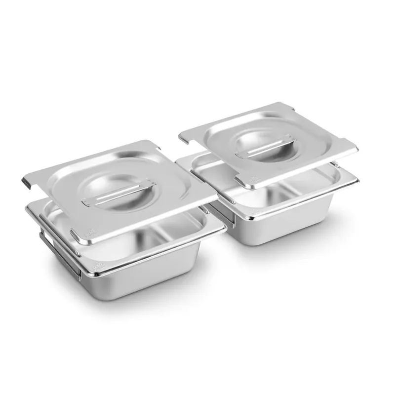 OTTO WILDE 1/6 Behälter-Set mit Deckel - flach (65 mm) Top-Seller