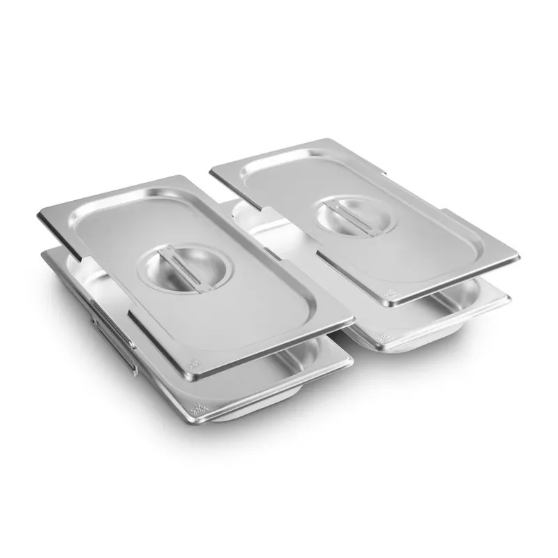 OTTO WILDE 1/3 Behälter-Set mit Deckel - flach (40 mm) Preiswert