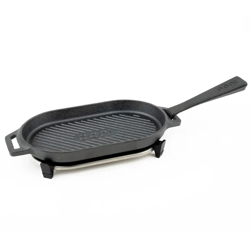 Ooni Grillpfanne aus Gusseisen 31 cm x 15,9 cm x 5,6 cm Mega-Angebot