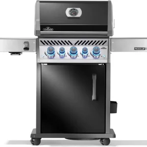 NAPOLEON Rogue PRO-S 425, Schwarz mit Gußrosten, inkl. Drehspieß Modell 2025 Preisknaller