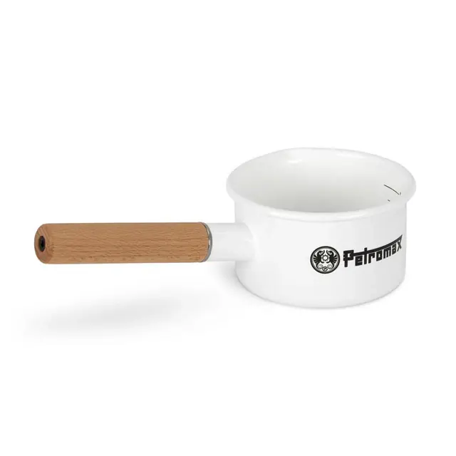 Sonderaktion PETROMAX Stieltopf Emaille weiß 1 Liter