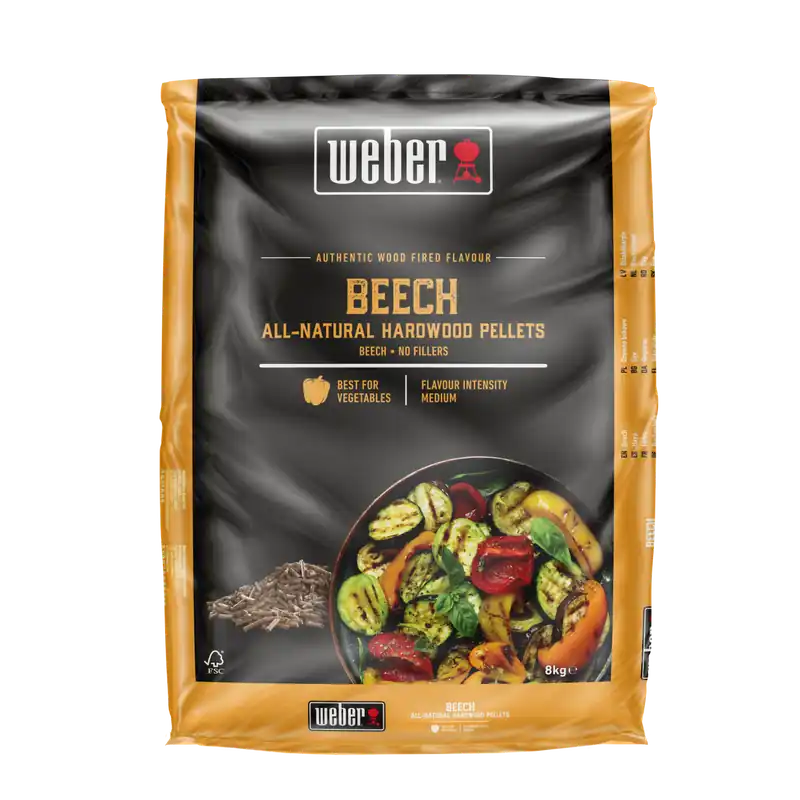 Direkt Vom Hersteller WEBER Holzpellets Buche 8 kg Beutel