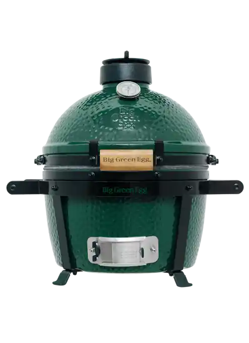 BIG GREEN EGG Mini Keramikgrill mit Carrier Rostdurchmesser 25 cm Neue Kollektion
