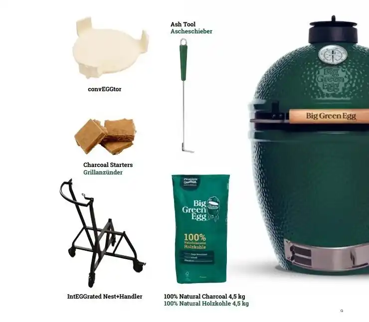 BIG GREEN EGG XLarge Keramikgrill Pro Pack Rostdurchmesser 61 cm Must-Have