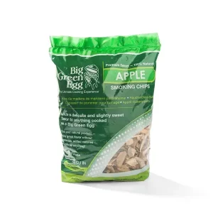 BIG GREEN EGG Apfel Holz-Chips 2,9 Liter Schneller Versand