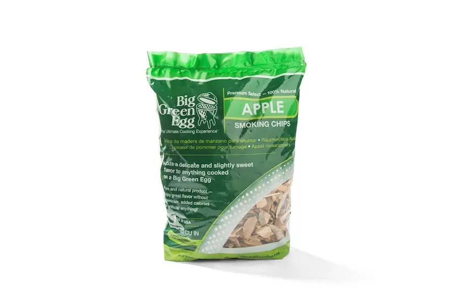 BIG GREEN EGG Apfel Holz-Chips 2,9 Liter Schneller Versand