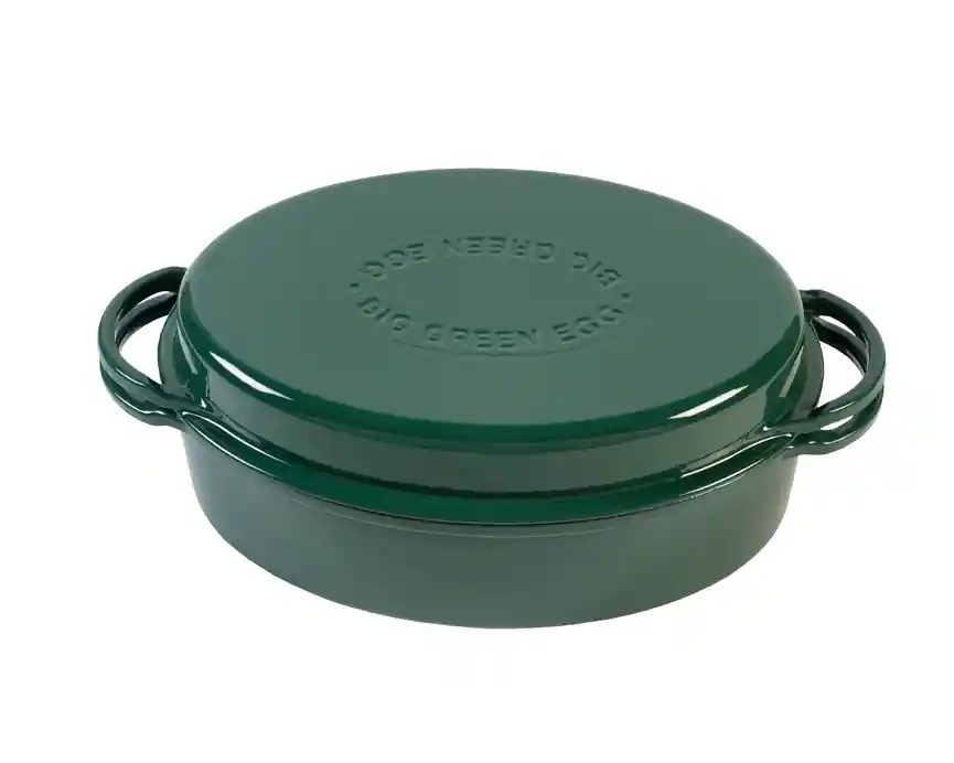 BIG GREEN EGG Green Dutch Oven Oval Direktkauf